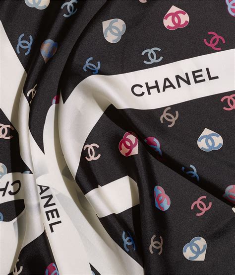 chanel silk twill square scarf price|Chanel price of women scarf.